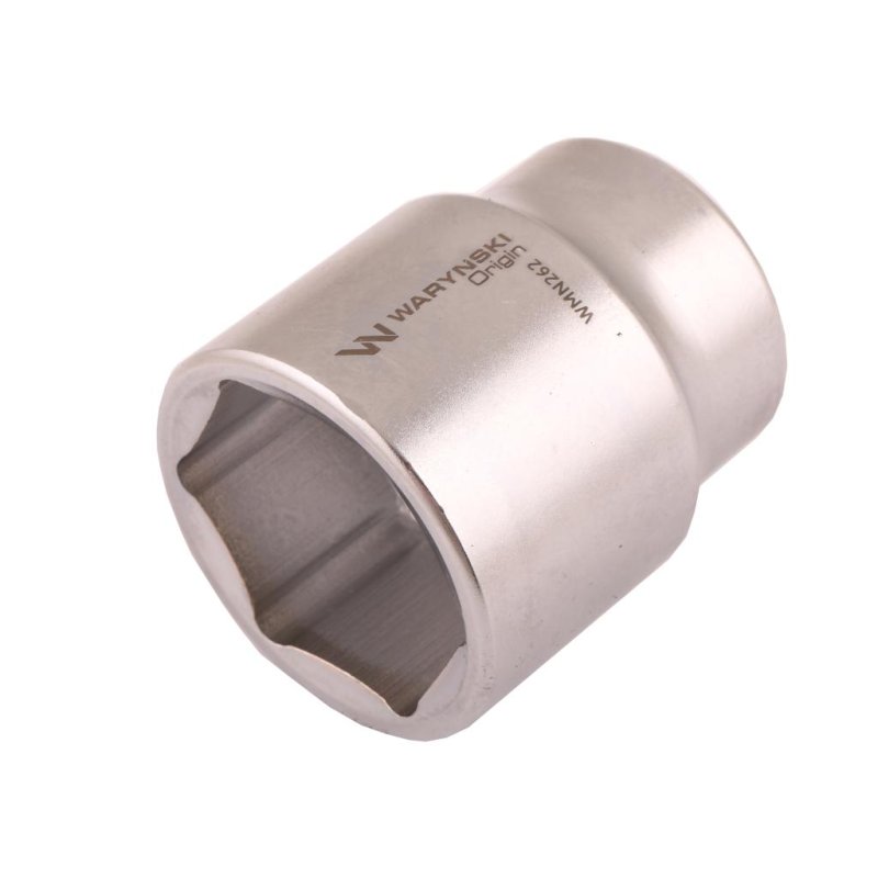 Nasadka sześciokątna 3/4". 40 mm. CrV50BV30. DIN 3124. Waryński