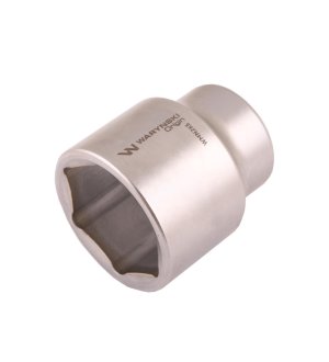 Nasadka sześciokątna 3/4". 46 mm. CrV50BV30. DIN 3124. Waryński