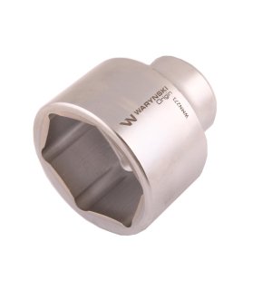 Nasadka sześciokątna 3/4". 60 mm. CrV50BV30. DIN 3124. Waryński