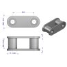 Ogniwo łańcucha 38.4VB Waryński ( sprzedawane po 5 )