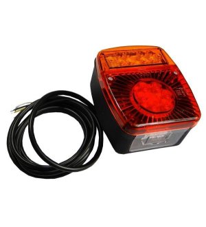 Lampa przyczepki diodowa LED z oświetleniem tablicy W18U