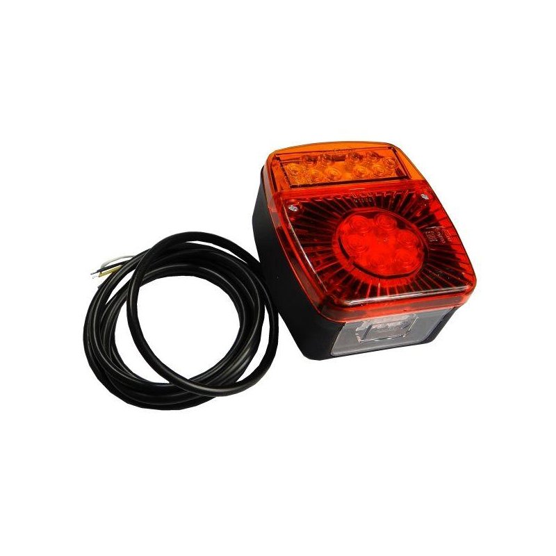 Lampa przyczepki diodowa LED z oświetleniem tablicy W18U