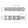 Łańcuch rolkowy 520-1 (R1 5/8) 5m Waryński