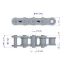 Łańcuch rolkowy 06B-1 (R1 3/8) 5 m Waryński