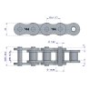 Łańcuch rolkowy wzmocniony przemysłowy 16AH-1 ANSI A 80H (R1 1) 5m Waryński