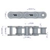 Łańcuch rolkowy 16B-1 (R1 1) 5 m Waryński