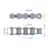 Łańcuch rolkowy 12B-1(R1 3/4) 5 m Waryński