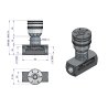 Zawór dławiący WRFB 90 1/4"BSP Waryński