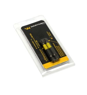 Końcówki wkretakowe udarowe bity T40 50mm 2 szt w op Waryński