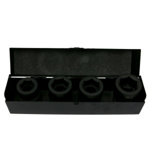 Zestaw nasadek udarowych  1"  4 cz. 27. 32. 33. 36 mm ze stali CrMo  DIN 3129 Waryński