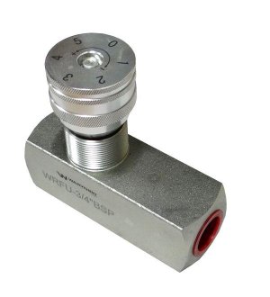 Zawór dławiąco-zwrotny WRFU 90 3/4"BSP Waryński