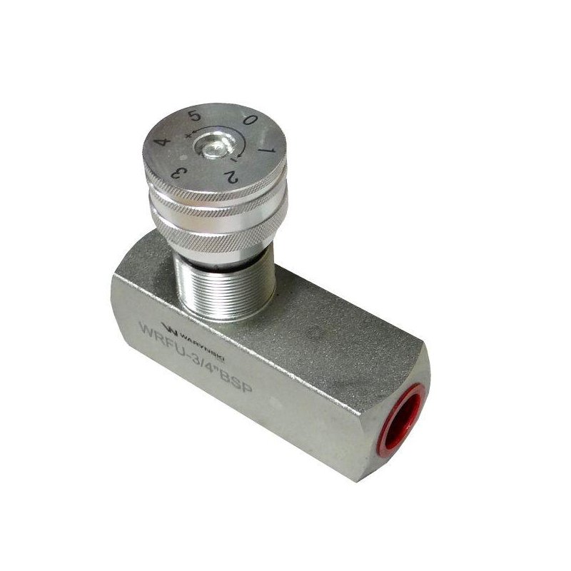 Zawór dławiąco-zwrotny WRFU 90 3/4"BSP Waryński