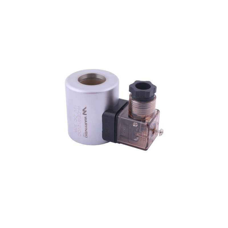 Cewka dzielnika elektrozaworu W-E38DVS6/2. W-E12DVS6/2  12V DC 30W Waryński