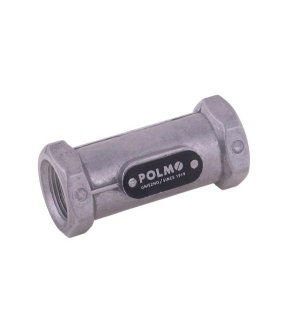 Zawór zwrotny odcinający prosty 22x1.5 gwint wewnętrzny max ciśnienie 22MPa POLMO