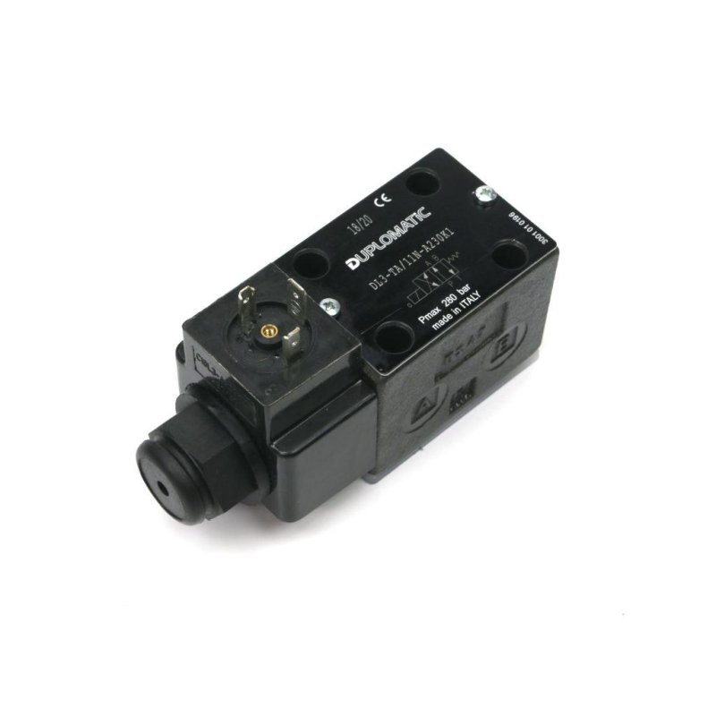 Rozdzielacz (elektrozawór) DL3-TA02/11N-A230K1 230V AC Compact 280bar, 50l/min Duplomatic