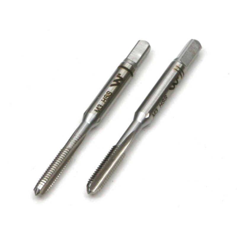 Komplet gwintowników przemysłowych M3x0,5 dwusztukowy ze stali HSS wstępny. wykańczak DIN 352/2 Waryński