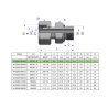 Przyłączka hydrauliczna AB (EVGE) M12x1.5 06L x 1/8" BSP ED Waryński ( sprzedawane po 2 )