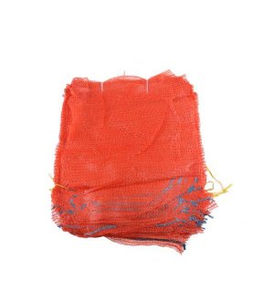 Worek raszlowy 10-15kg z zaciągiem pomarańczowy ( opakowane zawiera 100 szt.)