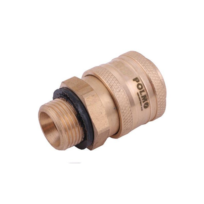 Szybkozłącze pneumatyczne P26 NW7.2 gniazdo 1/4"BSP gwint zewnętrzny POLMO  ( sprzedawane po 5 )