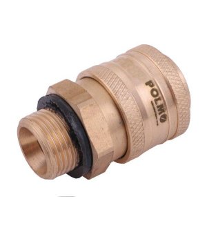 Szybkozłącze pneumatyczne P26 NW7.2 gniazdo 3/8"BSP gwint zewnętrzny POLMO  ( sprzedawane po 5 )
