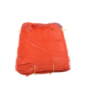 Worek raszlowy 25-30kg pomarańczowy z zaciągiem ( opakowanie zawiera 100 szt.)