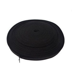 Osłona tekstylna do węży hydraulicznych L60 (szer.na płasko 60mm. śr.wew.34mm/śr.zew.36mm) Polypropylen. Czarna 50m