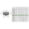 Złączka hydrauliczna redukcyjna calowa BB 3/8" x 3/4" BSP Waryński ( sprzedawane po 2 )