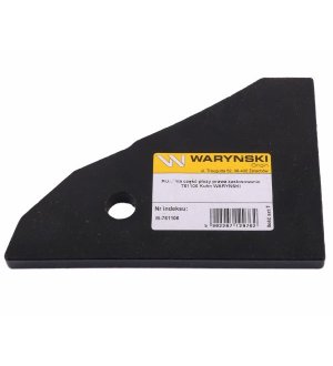 Przednia część płozy prawa zastosowanie 761106 Kuhn stal borowa WARYŃSKI