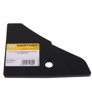 Płoza krótka końcówka lewa zastosowanie Kuhn stal borowa WARYŃSKI