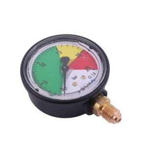 Manometr glicerynowy M63 0-25 bar. gwint M12x1.5 dolne przyłącze. obudowa plastikowa. Opryskiwacz POLMO