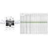 Złączka hydrauliczna redukcyjna metryczna BB M22x1.5 15L / M16x1.5 10L (XG) Waryński ( sprzedawane po 10 )