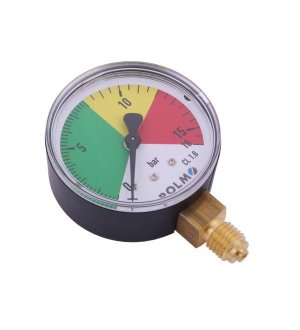 Manometr suchy M63 0-16 bar gwint M12x1.5 dolne przyłącze. Opryskiwacz POLMO