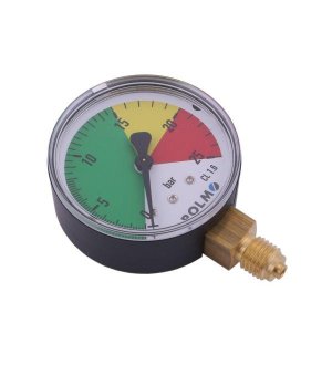Manometr suchy M63 0-25 bar gwint M12x1.5 dolne przyłącze. Opryskiwacz POLMO