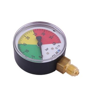 Manometr suchy M63 0-40 bar gwint M12x1.5 dolne przyłącze. Opryskiwacz POLMO