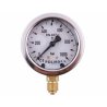 Manometr glicerynowy M63 0-1000 bar dolne przyłącze G1/4" POLMO