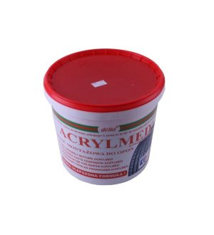 Maść pasta montażowa do opon 4kg z dodatkiem uszczelniającym czerwona