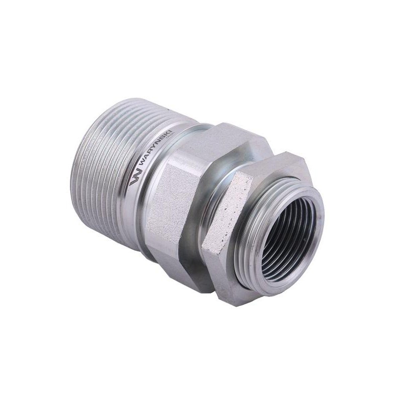 Szybkozłącze hydrauliczne skręcane (motylkowe) gniazdo G1"BSP gwint wewnętrzny 250bar Waryński