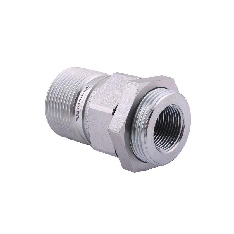 Szybkozłącze hydrauliczne skręcane (motylkowe) gniazdo G3/4"BSP gwint wewnętrzny 250bar Waryński