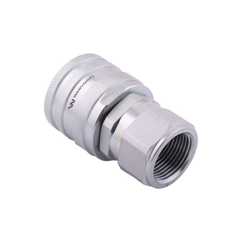 Szybkozłącze hydrauliczne skręcane wtyczka G1"BSP gwint wewnętrzny 250bar Waryński