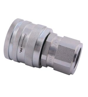 Szybkozłącze hydrauliczne skręcane wtyczka G3/4"BSP gwint wewnętrzny 250bar Waryński