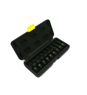 Zestaw nasadek udarowych 1/2 typu SPLINE  9 el  Waryński