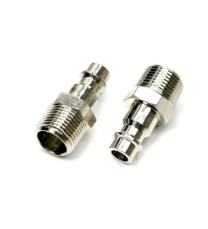 Złączka króciec do narzedzi pneumatycznych gwint 3/8 stożkowy PT Waryński 2 szt