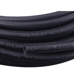 Wąż hydrauliczny do urządzeń myjących (do gorącej wody) DN06 2-oplotowy 400 Bar 155 stopni Waryński (sprzedawany po 50m)