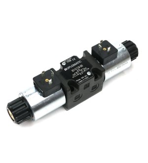 Rozdzielacz (elektrozawór) suwak "odcięty" DS3-S1/11N-D12 12V DC (cewka x 2) Heavy 350bar. 100l/min Duplomatic