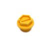 Zaślepka pokrywa z tworzywa sztucznego (osłona przeciwpyłowa) z gwintem zewnętrznym M22x1.5 żółta