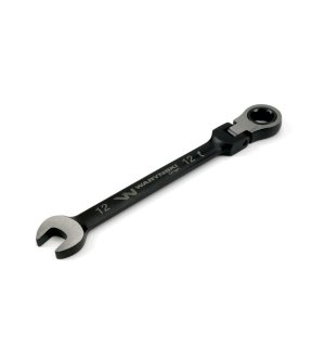 Klucz płasko-oczkowy 12 mm z grzechotką 72 zęby i przegubem Waryński