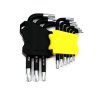 Zestaw kluczy TORX T10-T50 ze stali S2 9el w uchwycie Waryński