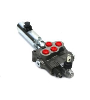 Rozdzielacz hydrauliczny (80 l/m) 1 sekc.ster. Ręczno elektryczne 12 DC