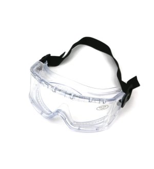 Gogle ochronne, okulary z taśmą dociskającą CE