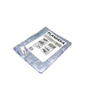 Plandeka MOCNA 3x4m (srebrna) gramatura 110g/m2